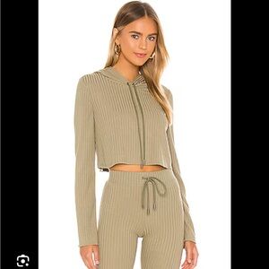 NWOT Camila Coelho Adana Top in Sage Green